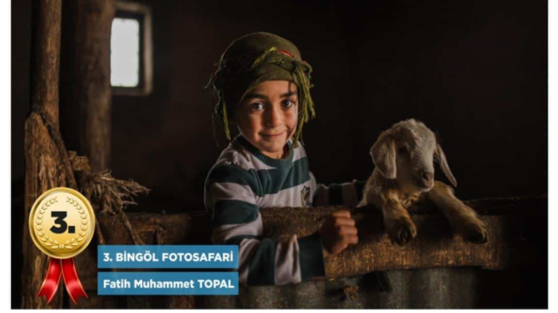 TFSF 2024-031 Bingöl 3. Uluslararası Fotoğrafçılar Maratonunda Usta Öğreticimiz Fatih Muhammet TOPAL 3.lük ödülünü aldı